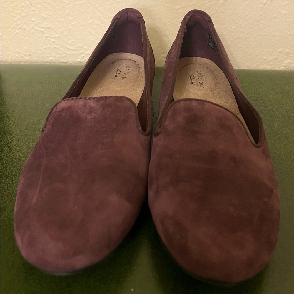 Suede flats